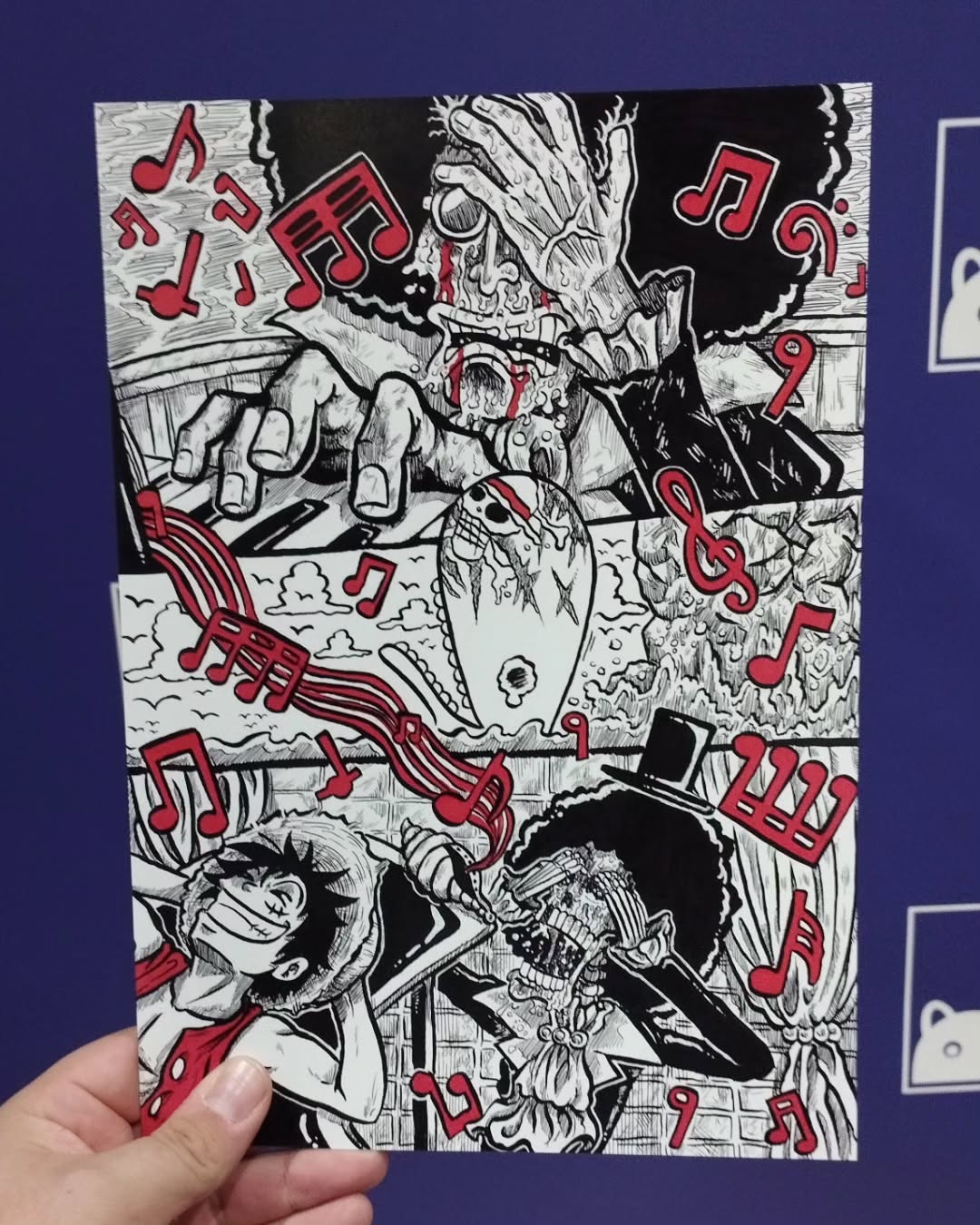 Lamina Arte One Piece – Brook por Djoseppe10