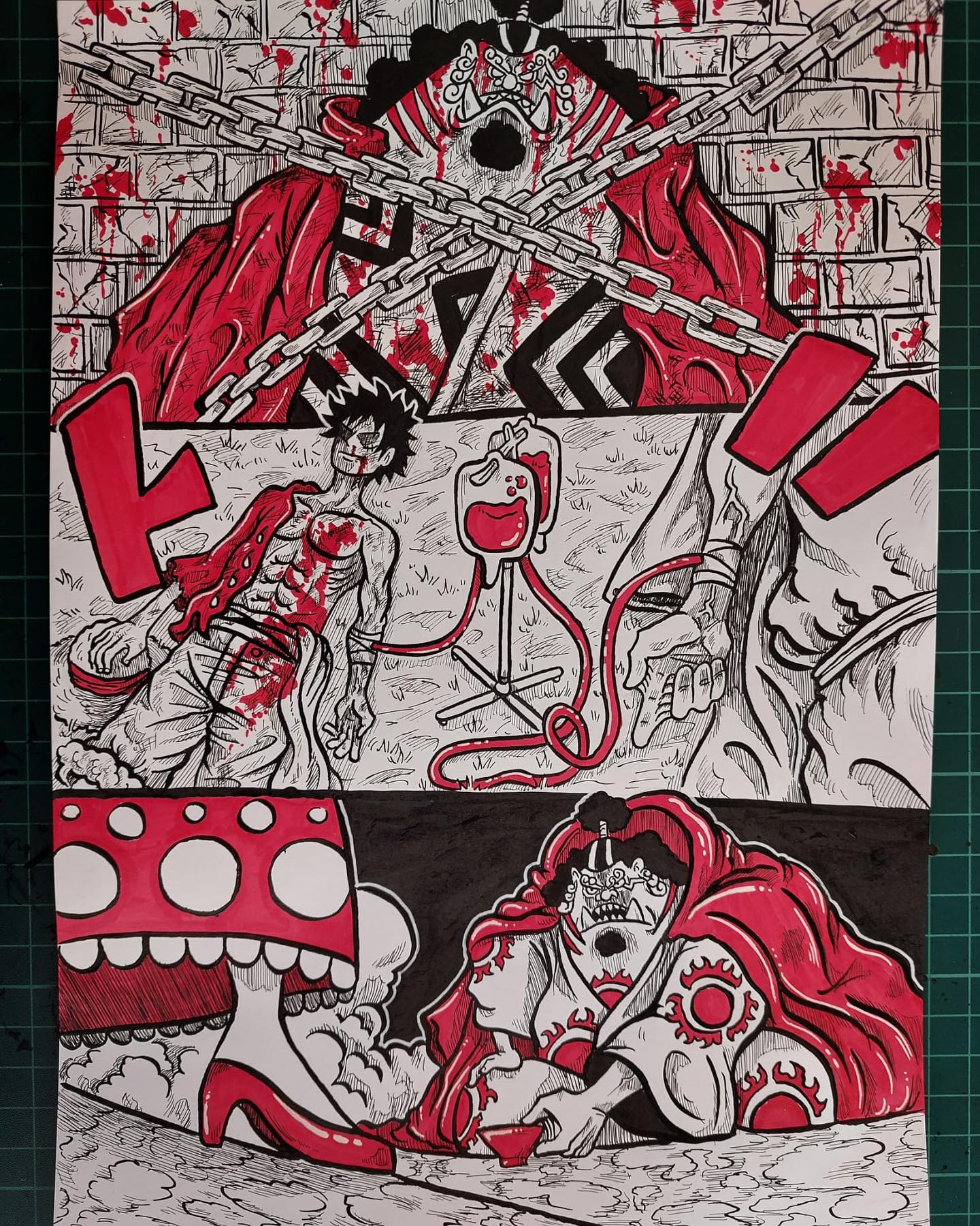 Lamina Arte One Piece – Jinbe por Djoseppe10