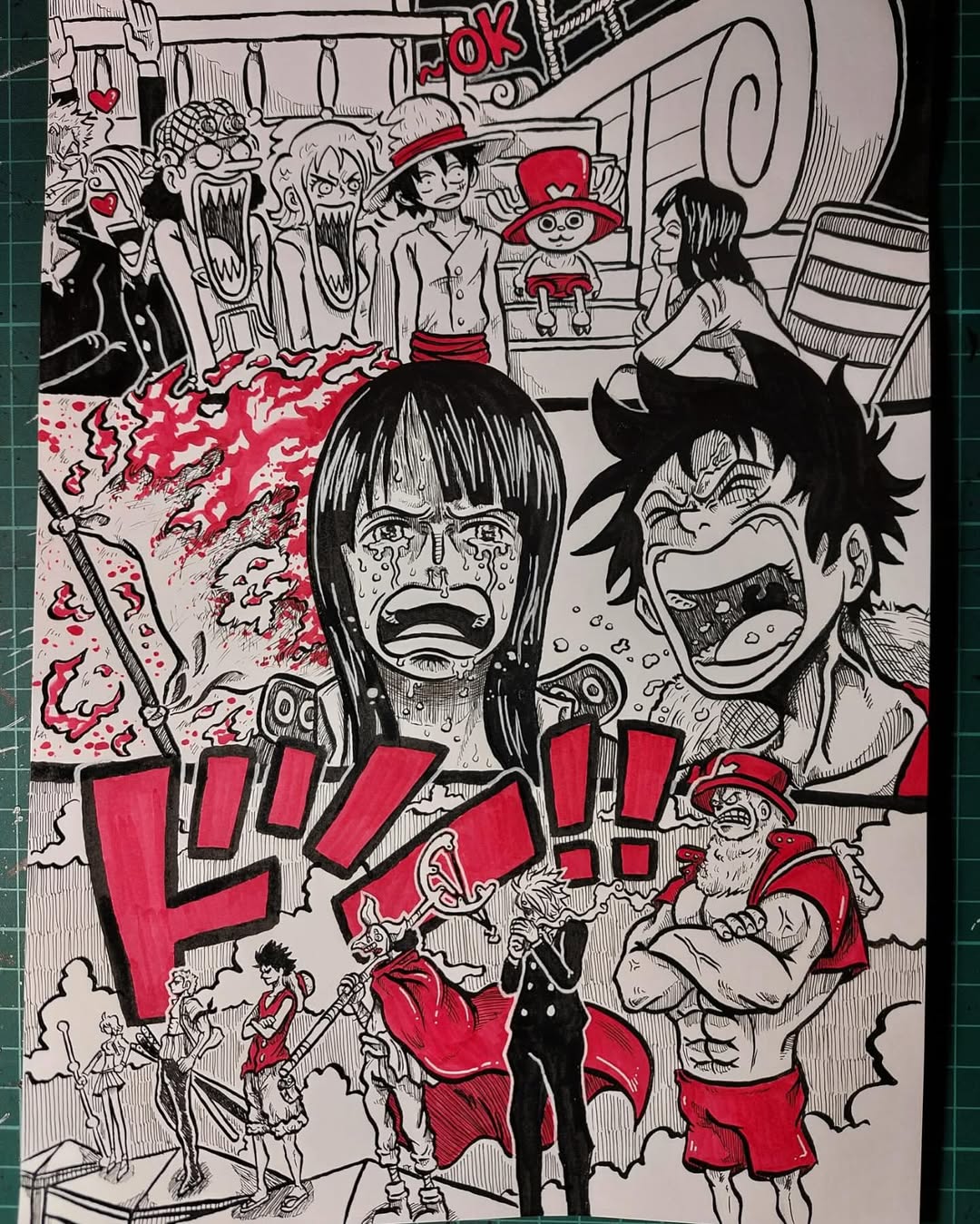 Lamina Arte One Piece – Robin por Djoseppe10