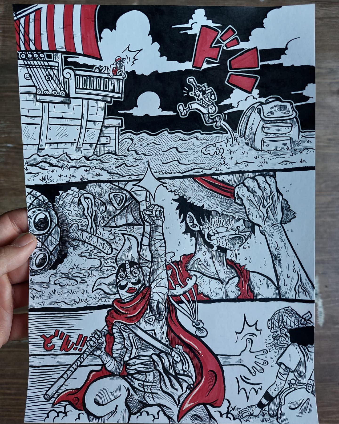 Lamina Arte One Piece – Usopp por Djoseppe10