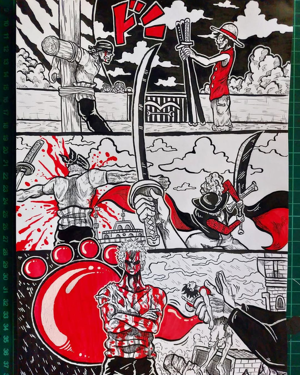 Lamina Arte One Piece – Roronoa Zoro por Djoseppe10