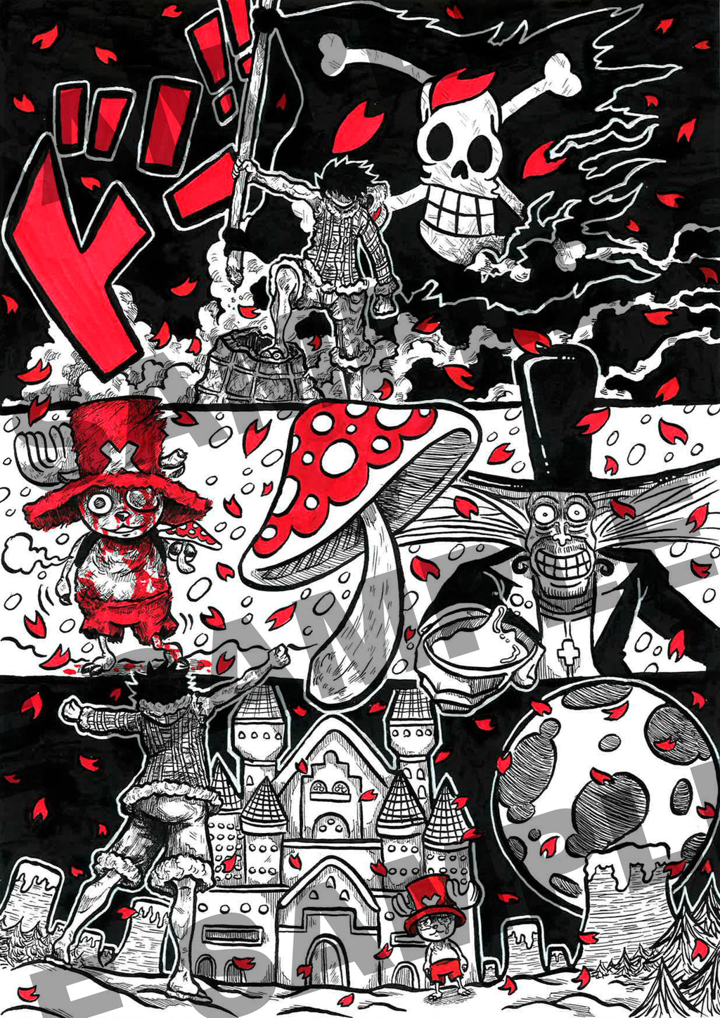 Lamina Arte One Piece – Chopper por Djoseppe10