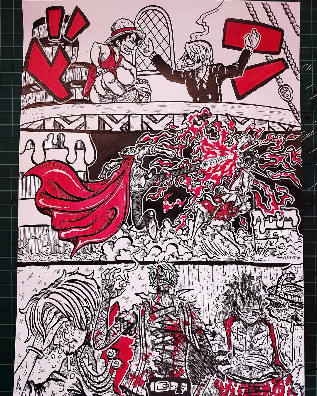 Lamina Arte One Piece – Sanji por Djoseppe10
