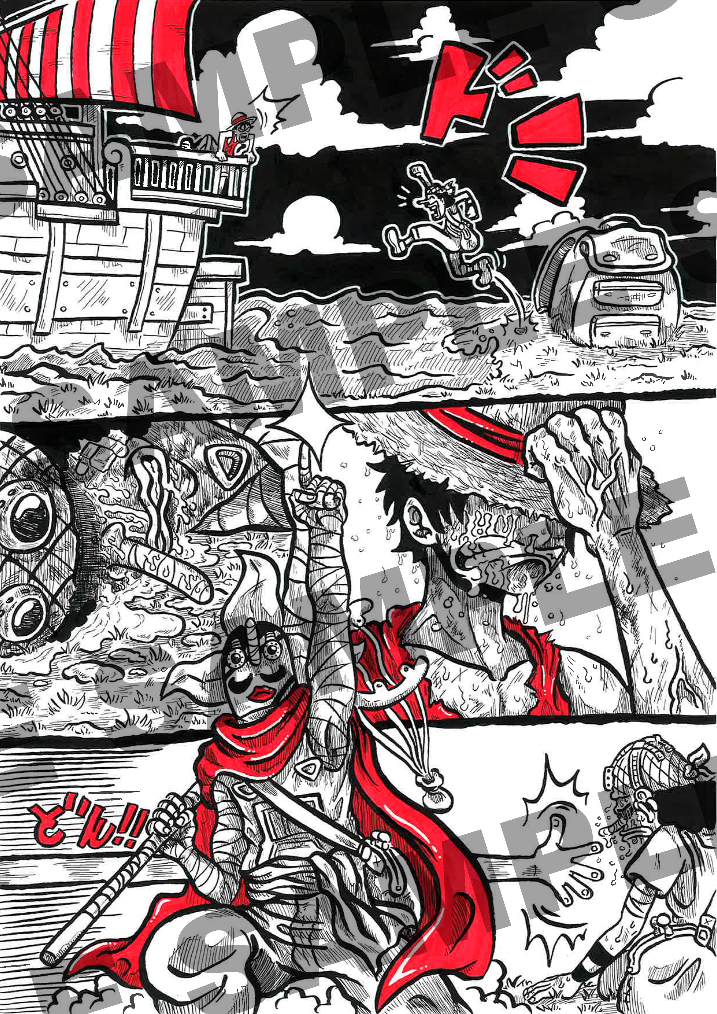 Lamina Arte One Piece – Usopp por Djoseppe10