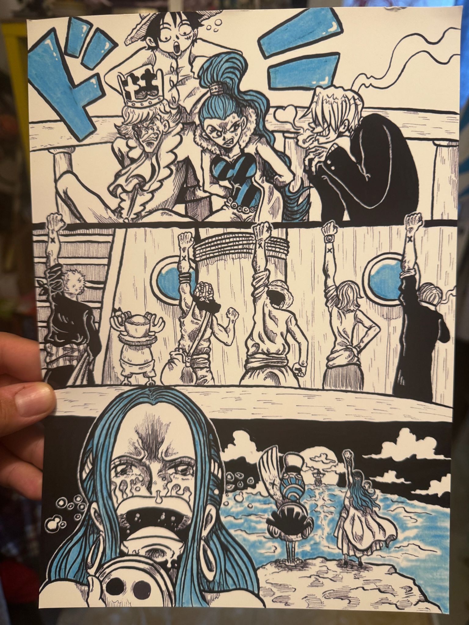 Lamina Arte One Piece – Vivi por Djoseppe10